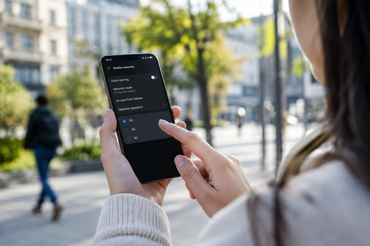 Illusztráció a cikk témájához: 5G a telefonon: maradjon automatikus, vagy válts kézzel?